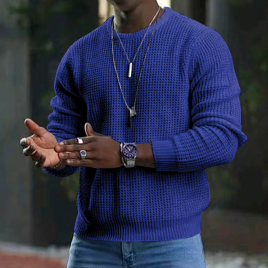 Herren Strukturierter Pullover