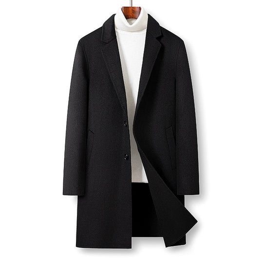 Damen Modern Tailored Langer Übermantel Shop Nory