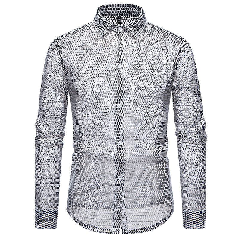 Herren Mesh-Hemd aus hochwertigem Material mit innovativem Design