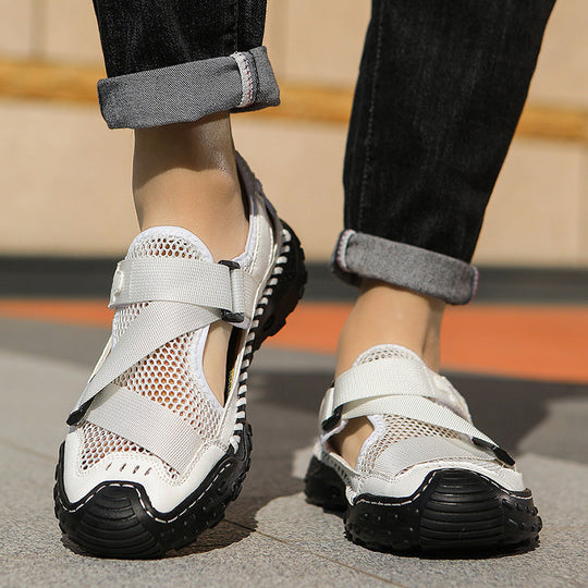 Herren Atmungsaktive Sport-Sandalen mit verstellbarem Riemensystem