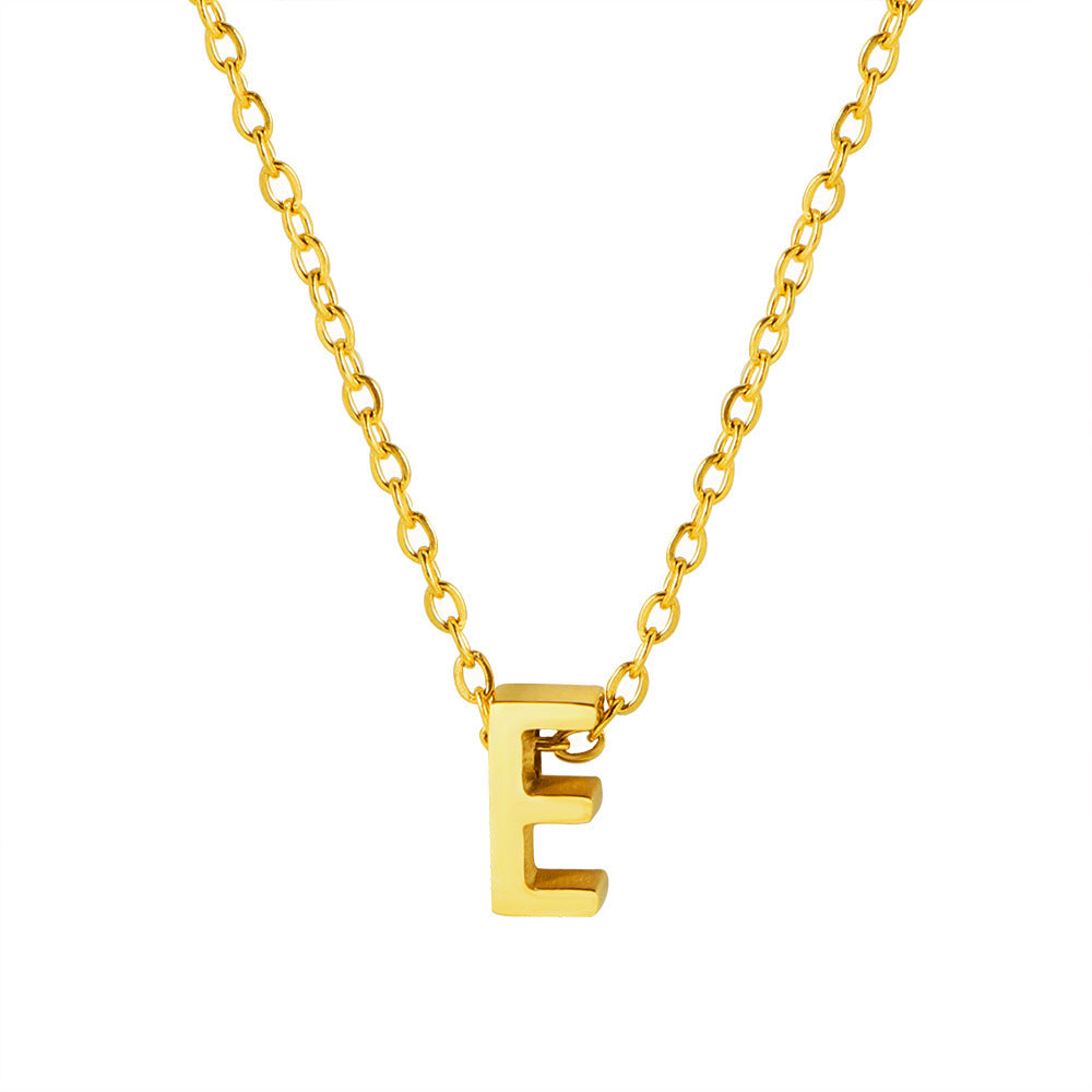 Damen personalisierte Initial Anhänger Halskette Shop Nory