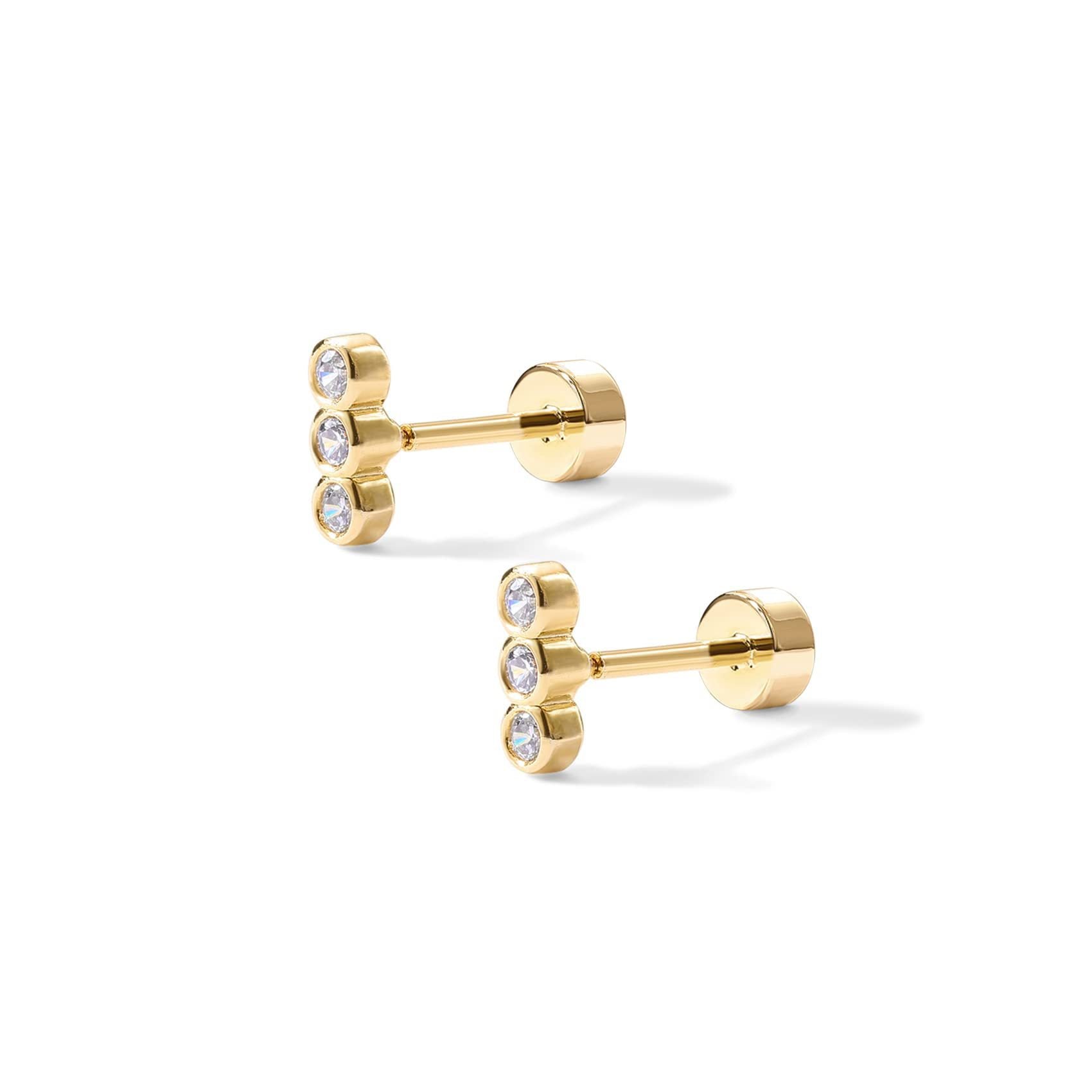 Damen Ohrstecker mit funkelndem Sternmotiv und elegantem Design Shop Nory
