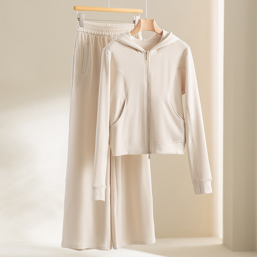Damen Weite Komforthose mit hohem elastischem Bund und seitlichen Eingrifftaschen Shop Nory