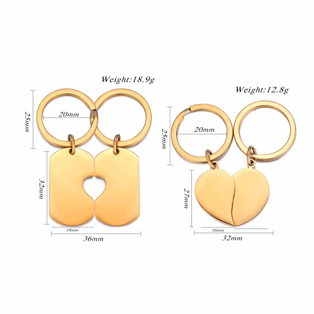 Damen Schlüsselanhänger mit herzförmigem Element Shop Nory