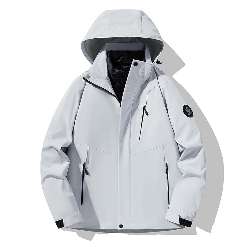 Herren Dreifach kombinierbare Funktionsjacke mit abnehmbarer Steppweste Shop Nory