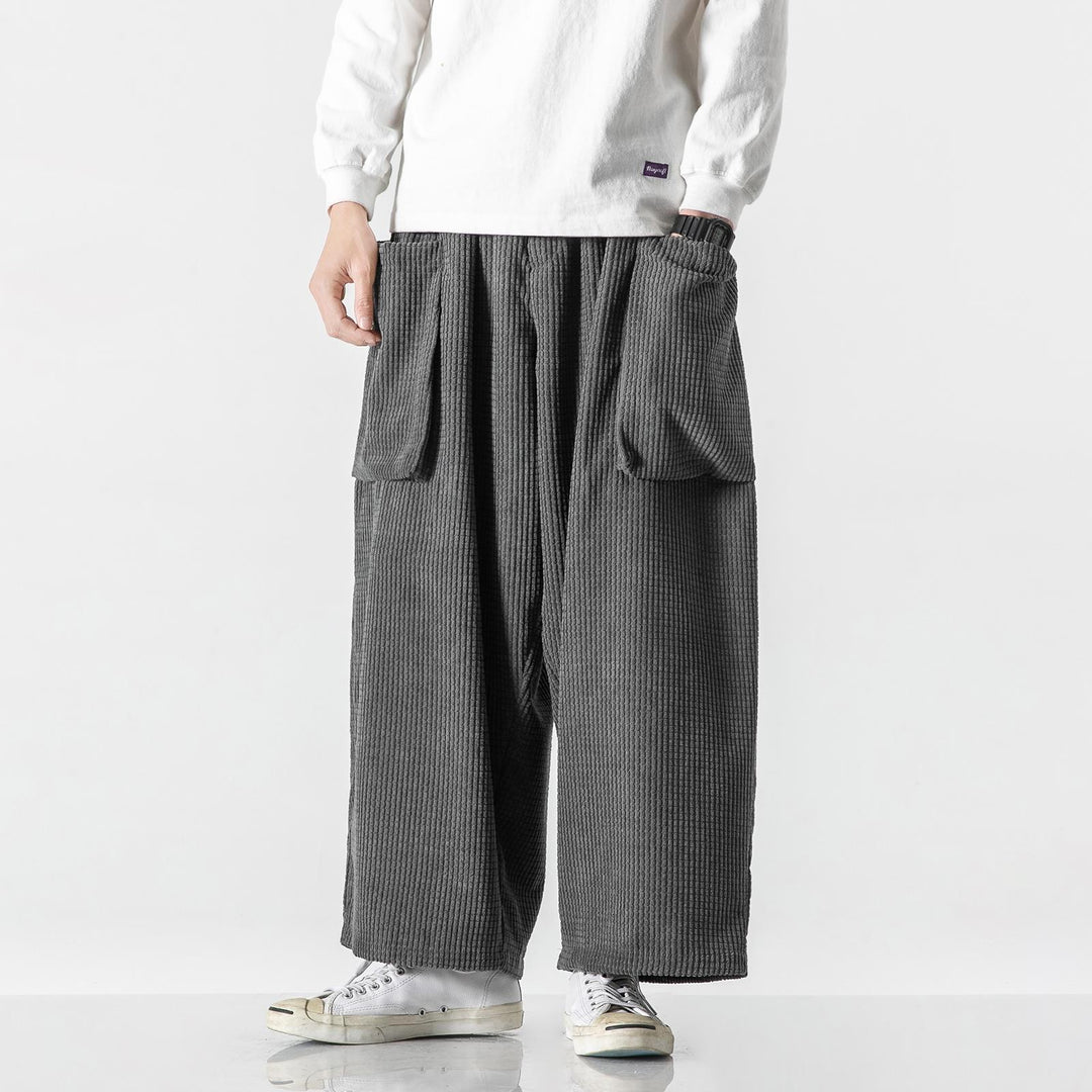 Herren Weite Cord-Culotte mit großen aufgesetzten Klappentaschen Shop Nory