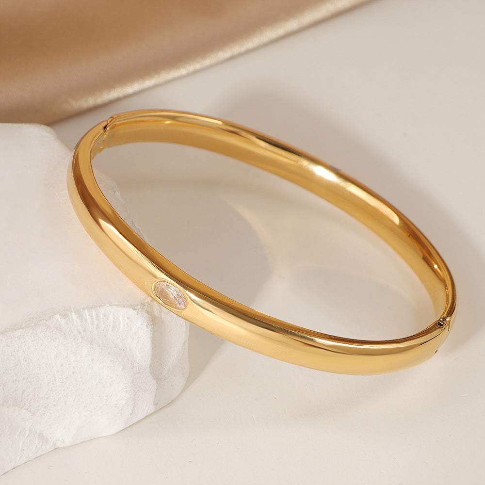 Frauen Klassische vergoldete Armreif Bracelet Shop Nory