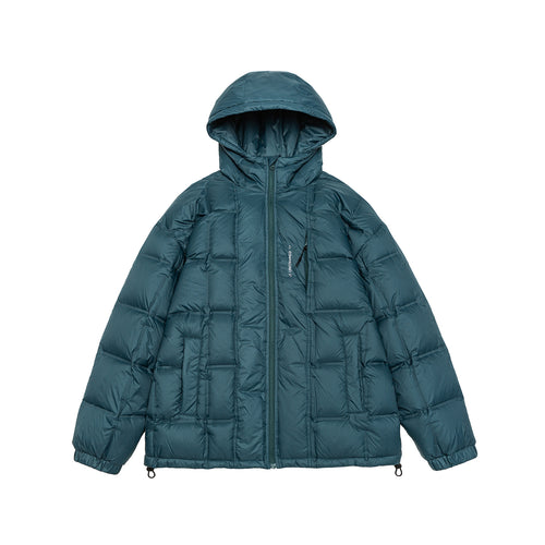 Unisex Oversize Steppjacke mit Kapuze, Daunenoptik und Tunnelzug Shop Nory