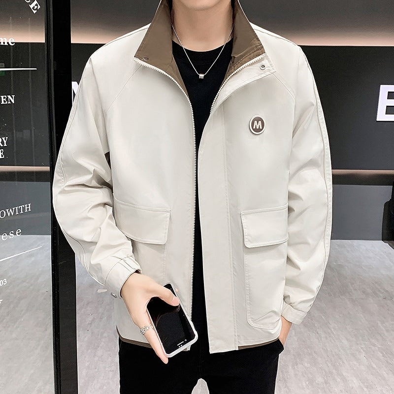 Herren Leichte Übergangsjacke mit versteckten Taschen Shop Nory