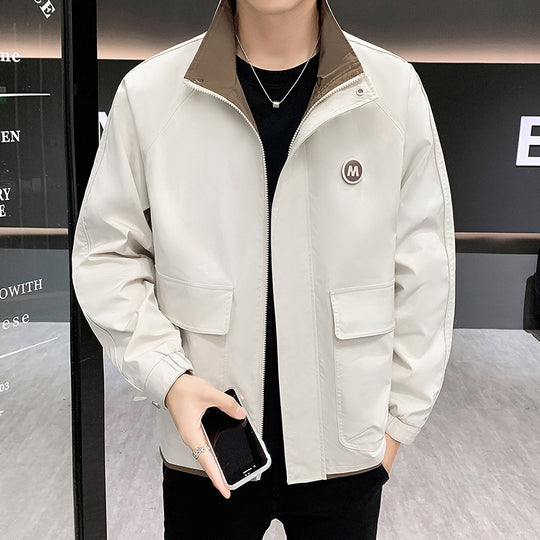 Herren Leichte Übergangsjacke mit versteckten Taschen Shop Nory