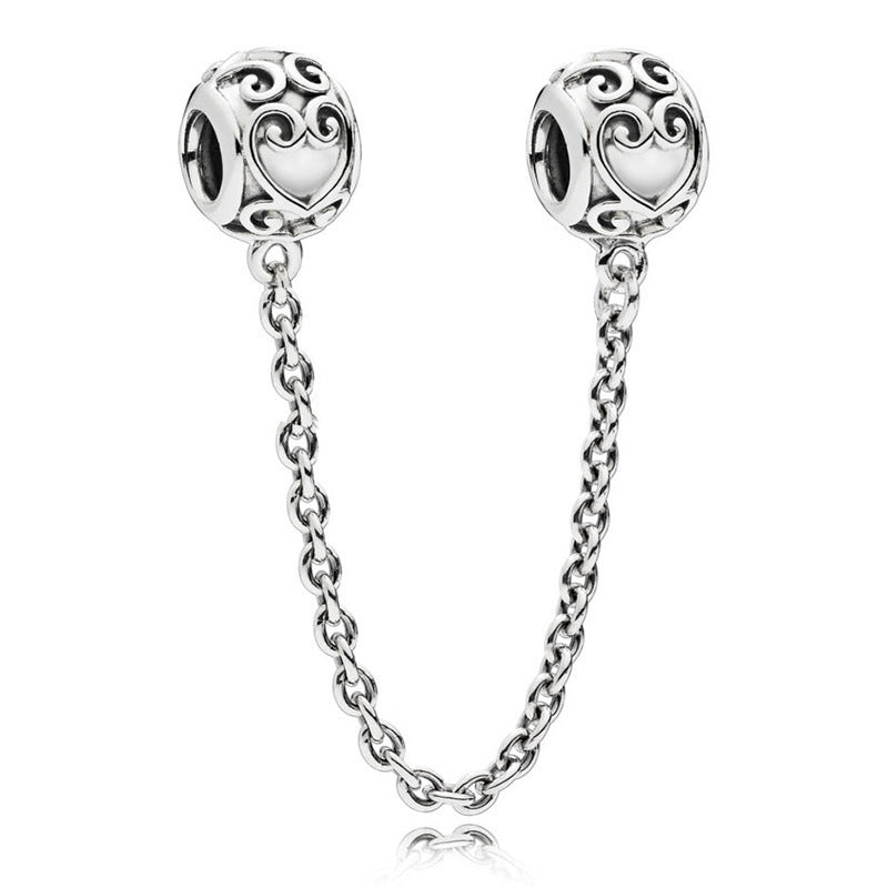 Facettierter Kristall-Charme Perlenanhänger Für Charm-Armband mit Zirkonia-Einfassung