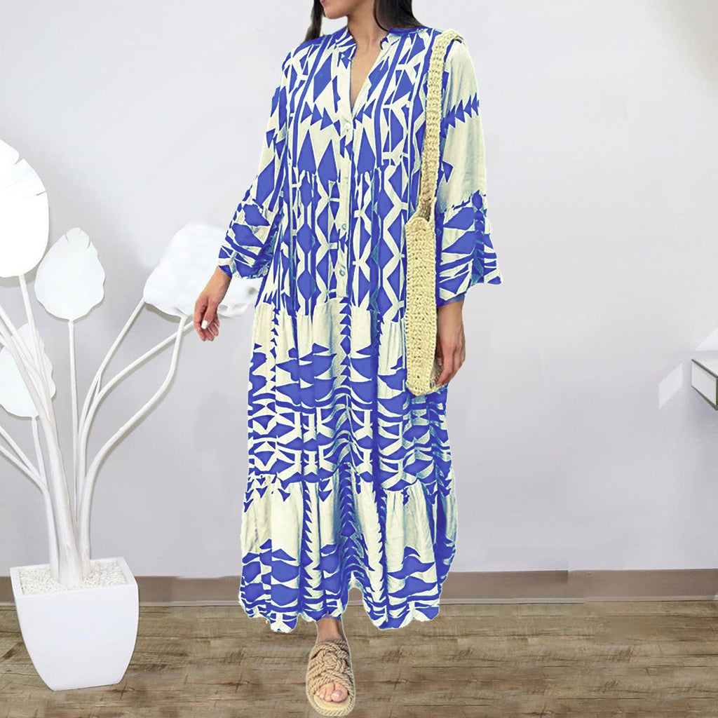 Bedrucktes Hemdkleid