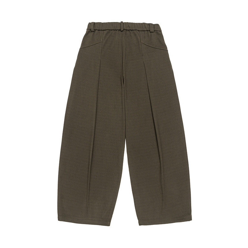 Damen Weite High‑Waist Plissee-Culotte-Hose mit Bundfalten und Gürtelschlaufen Shop Nory