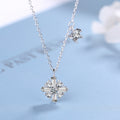 Damen Kette mit glitzerndem Schneeflockenanhänger Shop Nory