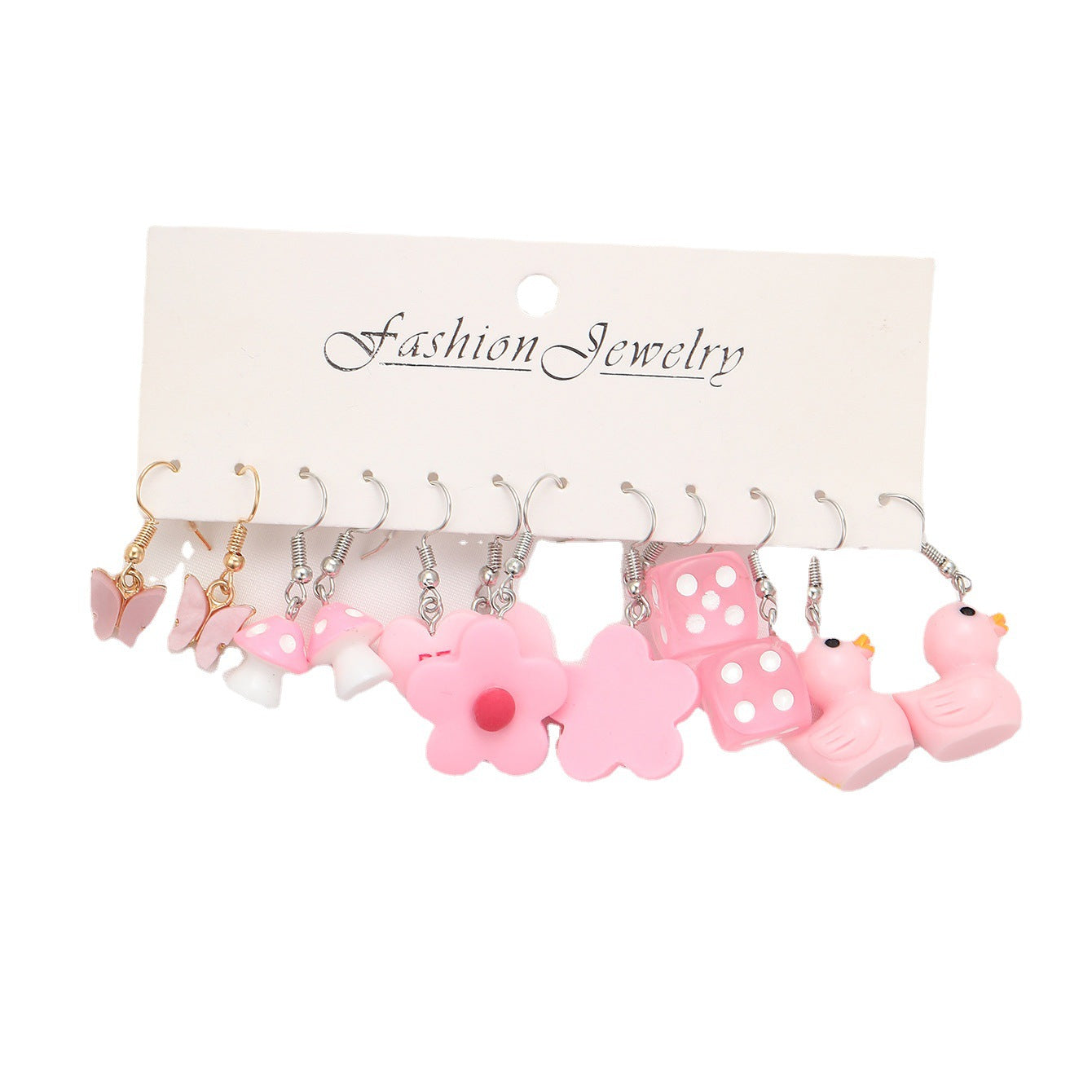Damen Ohrringe Set mit bunten, verspielten Designs Shop Nory