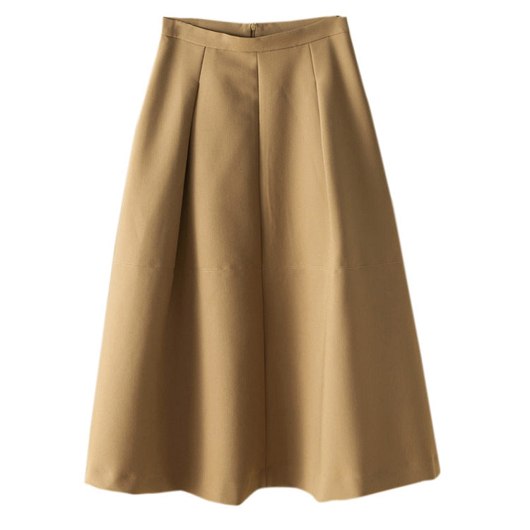 Damen Eleganter Midirock mit Falten Shop Nory