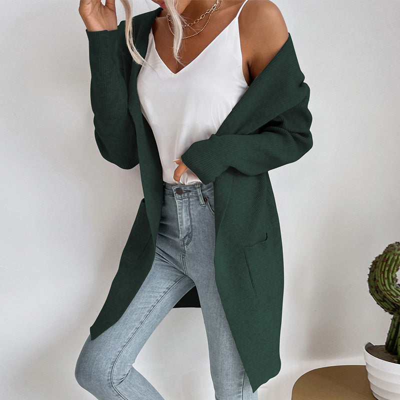 Damen Lässiger Strickmantel Shop Nory
