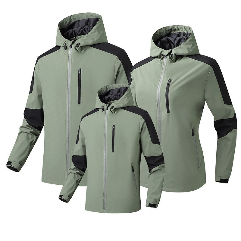 Herren Atmungsaktive Softshell‑Hardshell‑Hybridjacke mit Kapuze und wasserdichten Reißverschlusstaschen Shop Nory