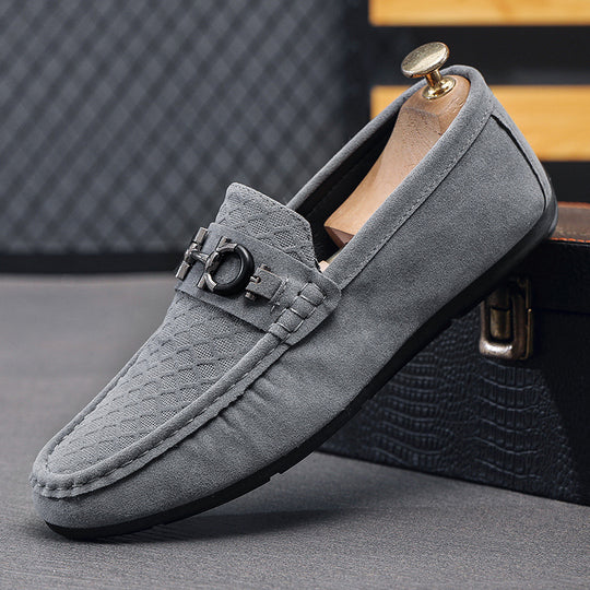 Herren Elegante Velours Mokassins Shop Nory