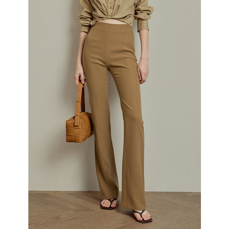Damen Elegante und figurbetonte Flared-Hosen Shop Nory