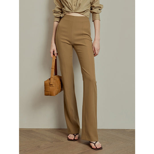 Damen Elegante und figurbetonte Flared-Hosen Shop Nory
