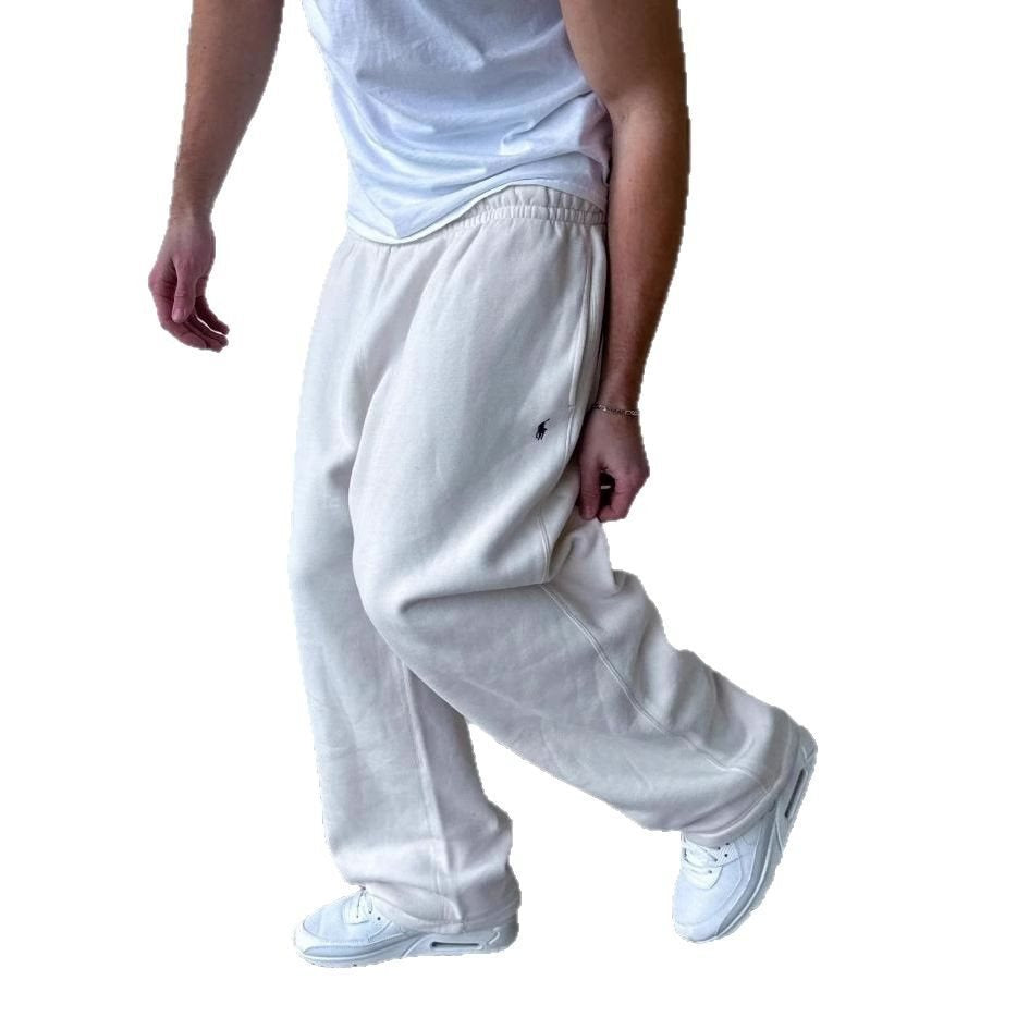 Herren Weite Baggy-Sweathose mit elastischem Bund und Sticklogo Shop Nory
