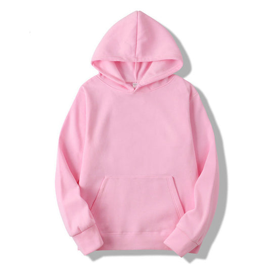 Unisex schlichter Kapuzenpullover mit Kängurutasche, gerippten Bündchen und relaxed Fit Shop Nory