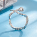 Damen Slithering Schlangenring aus hochwertigem Edelstahl Shop Nory