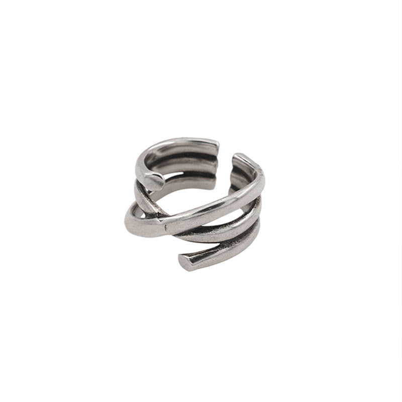 Damenring mit elegantem geflochtenem Design Shop Nory