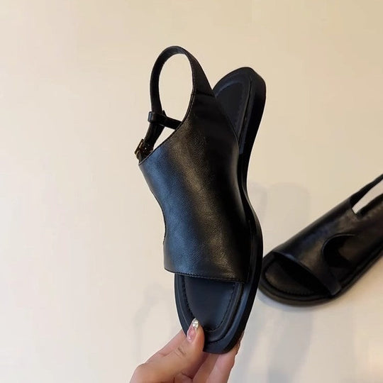 Damen Lederelastische Sandalen