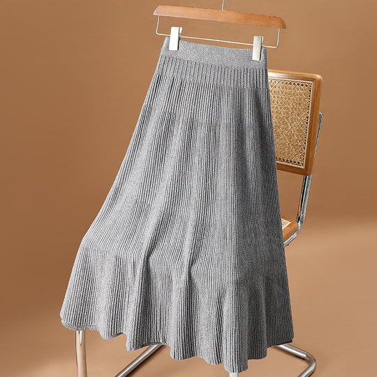 Damen Eleganter und schwingender Plisseerock Shop Nory