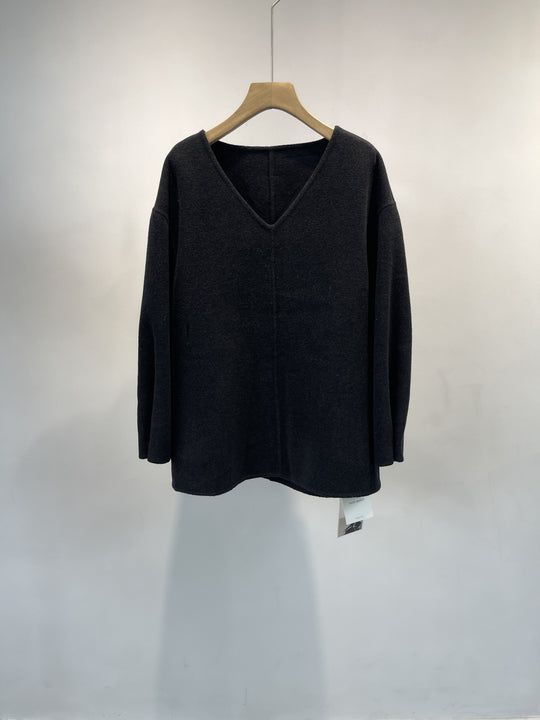 Damen Relaxed Fit V-Ausschnitt Pullover Shop Nory