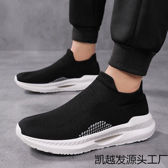 Damen Atmungsaktive Strick-Sneaker mit rutschfester Sohle