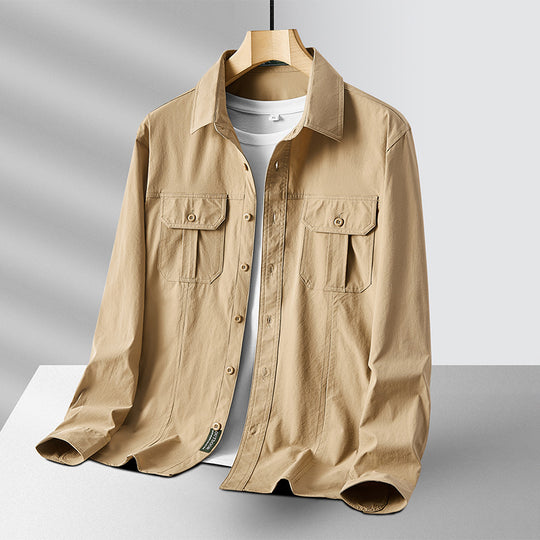 Herren Outdoor-Hemd mit Brustklappen, Ripstop-Gewebe und Regular-Fit Shop Nory