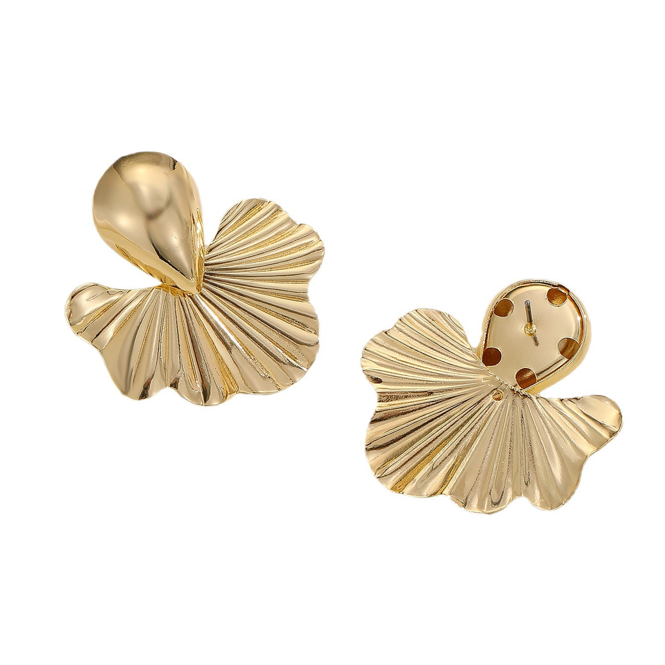 Damen Ohrringe im modernen Ginkgo-Blatt-Design Shop Nory