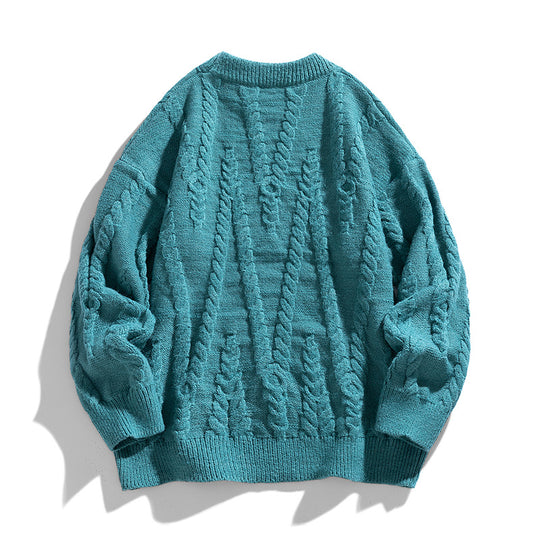 Damen Eleganter Strickpullover mit klassischen Zopfmuster Shop Nory