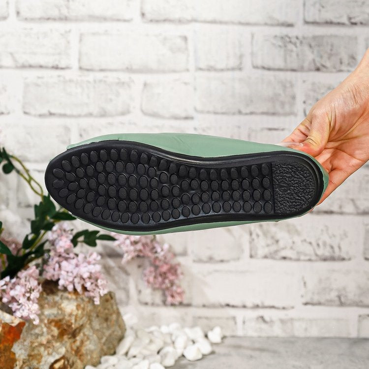Damen Offene Ballerinas mit anatomischem Fußbett Shopnory