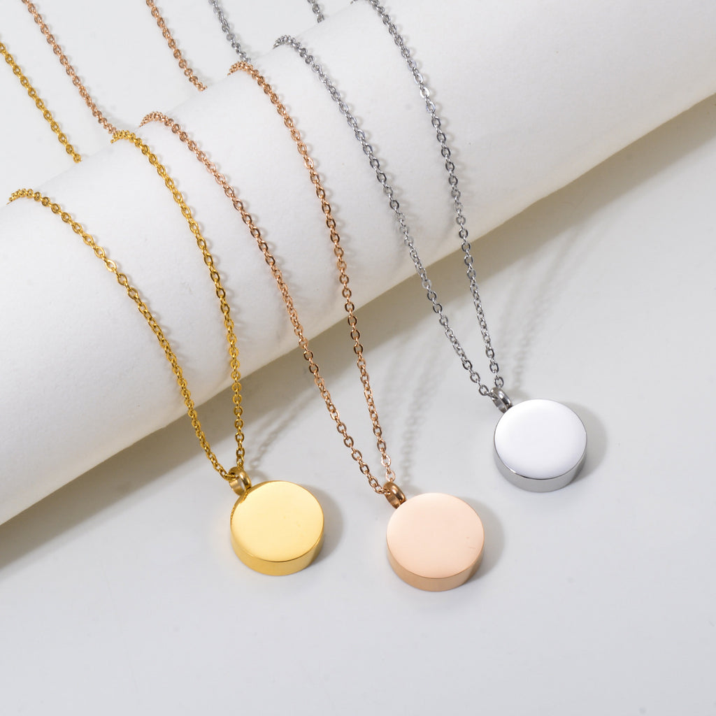 Damen Halskette mit personalisierbarem Medaillon Shop Nory