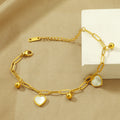 Frauen Herzförmige Charm Armband Shop Nory