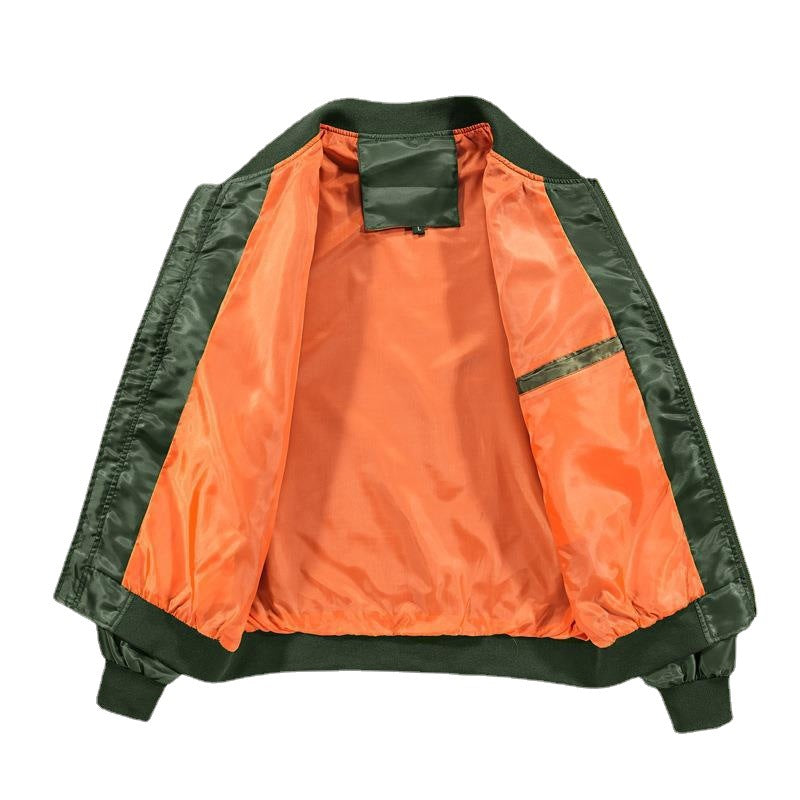Herren Modische Bomberjacke mit seitlichen Reißverschlusstaschen Shop Nory