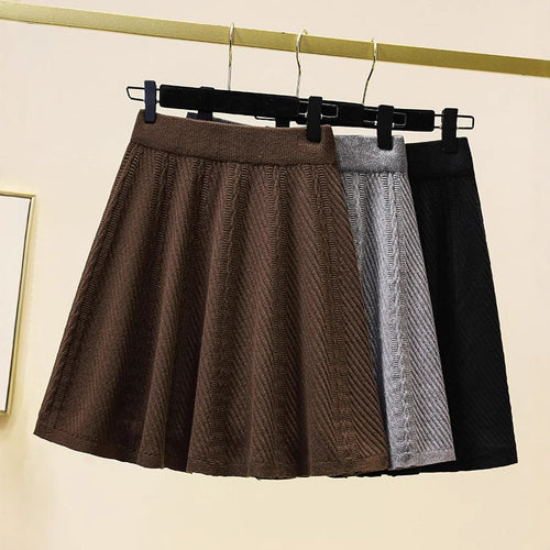 Damen Gemusterter Strickrock Shop Nory