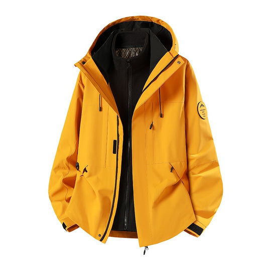 Herren Wetterfeste technische Softshell‑Trekkingjacke mit Kapuze und isolierendem Inneneinsatz Shop Nory