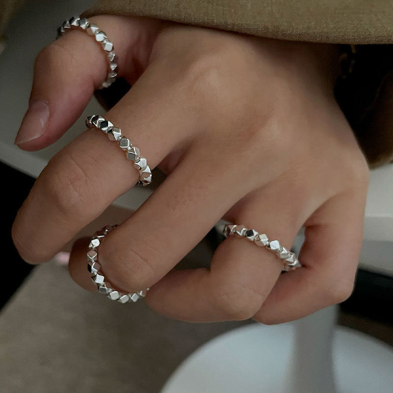 Damen Offener Ring mit modernem, geometrischem Design Shop Nory