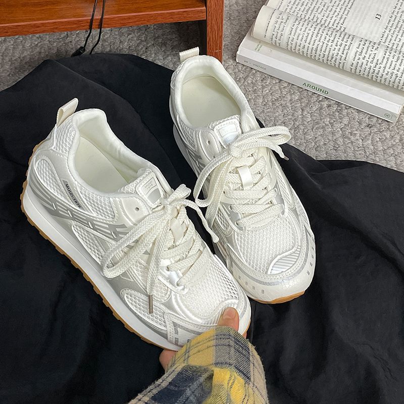 Damen Leichte Mesh-Lauf- und Freizeit-Sneaker mit profilierter Gummilaufsohle Shop Nory