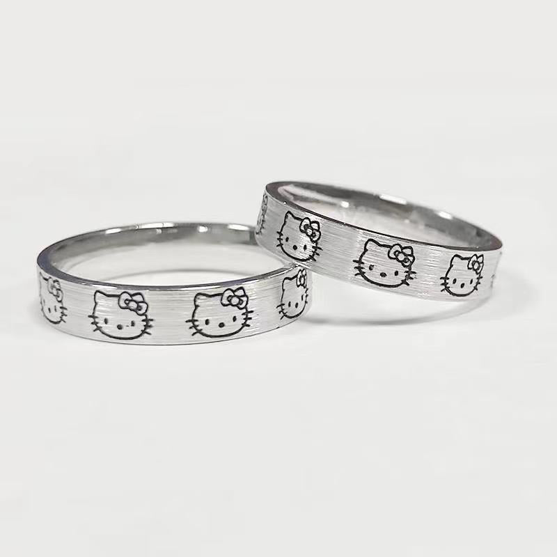 Damenring mit verspieltem Hello Kitty Motiv Shop Nory