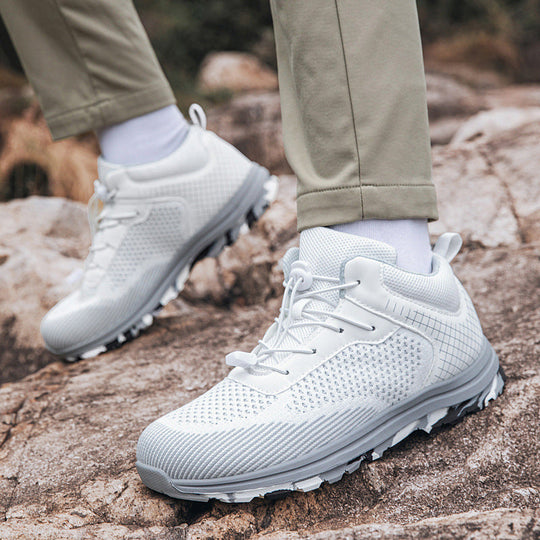 Herren Atmungsaktive Trail-Schuhe mit flexiblem Schnürsystem
