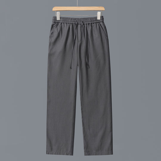Herren Lässige Baumwoll-Chino mit elastischem Bund und Kordelzug Shop Nory