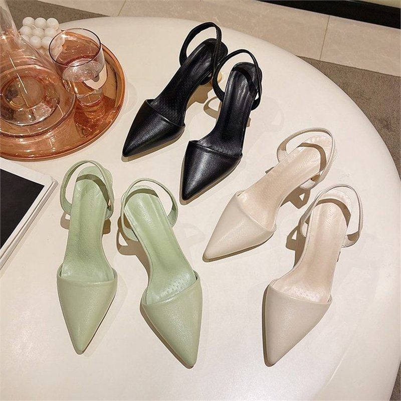 Damen stilvolle mules mit eleganten Goldakzenten Shopnory