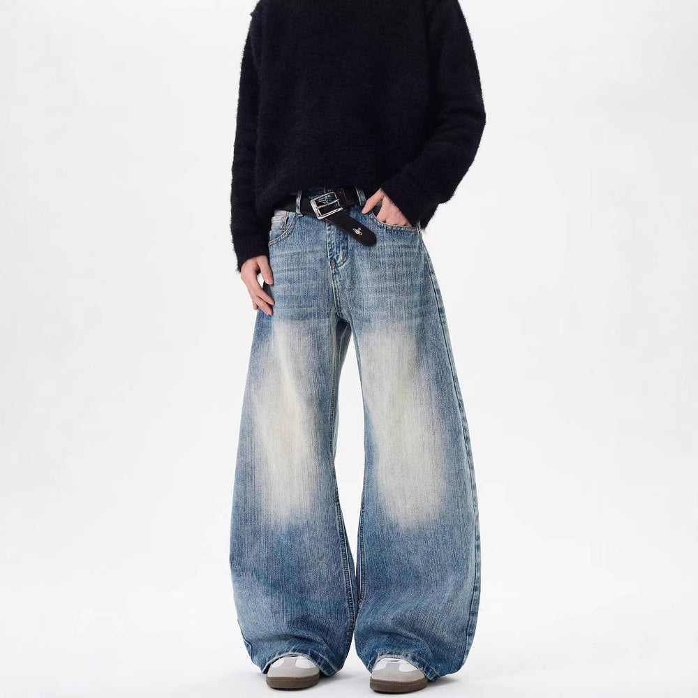 Herren Hochgeschnittene Weitgeschnittene Jeans Shop Nory