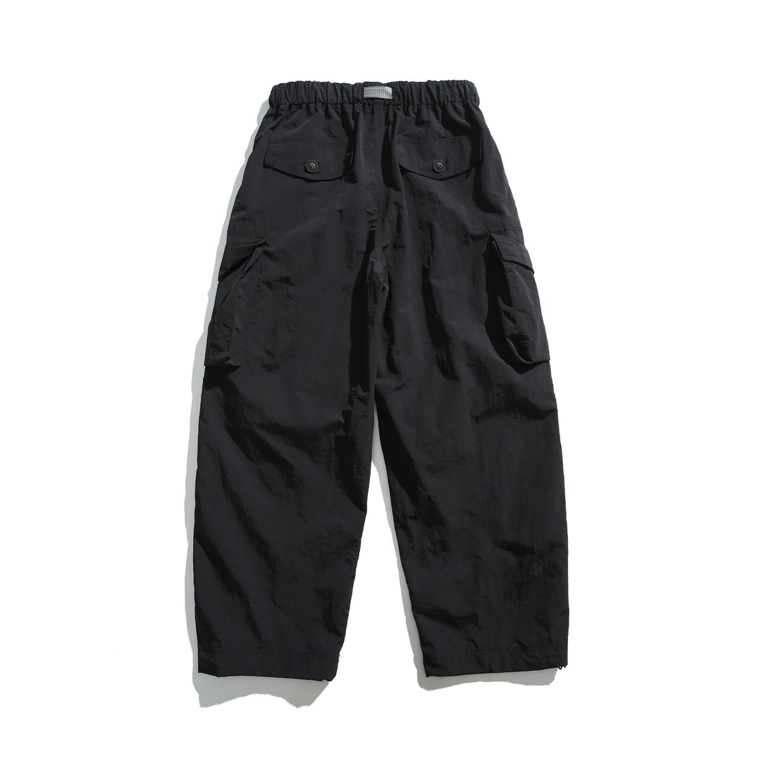 Herren Cargo-Hose im Utility‑Stil mit elastischem Bund und integriertem Gurt Shop Nory